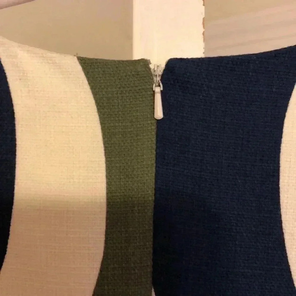 Tabitha cotton sleeveless shift dress with back zipper.  Fully lined - Picture 4 of 5